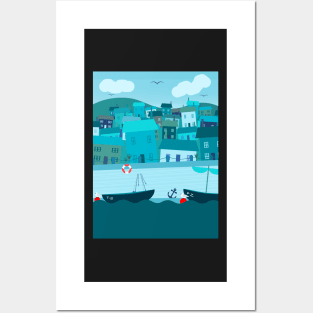 Harbour Scene Posters and Art